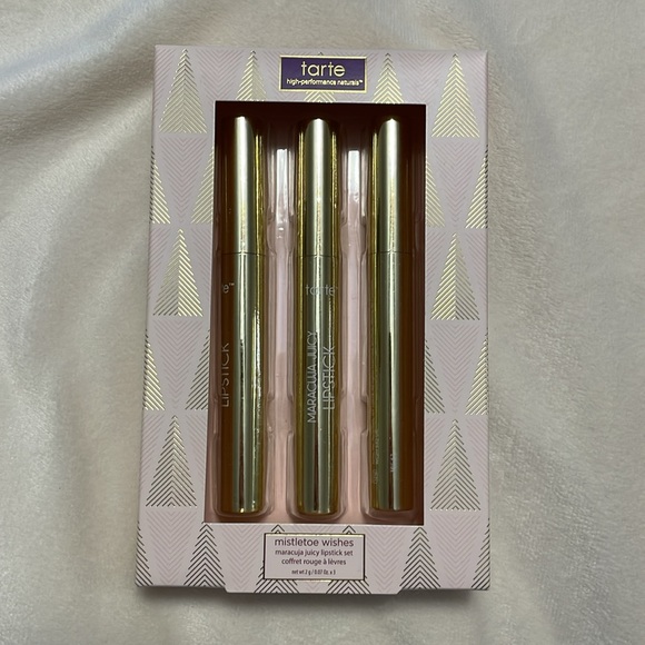 TARTE NWT Set of 3 Maracuja Juicy Lipstick Rose Pink Berry Soft Beige 👄 - Picture 3 of 8